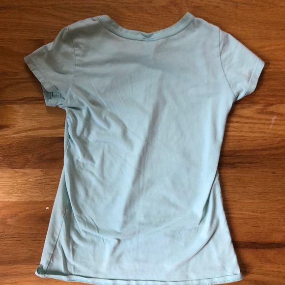 Girls Size 7-8 Blue Owl Shirt - Picture 2 of 3